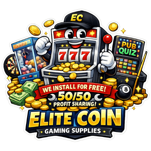 Elite Coin Gaming Supplies - We Install for Free, 50/50 Profit Sharing